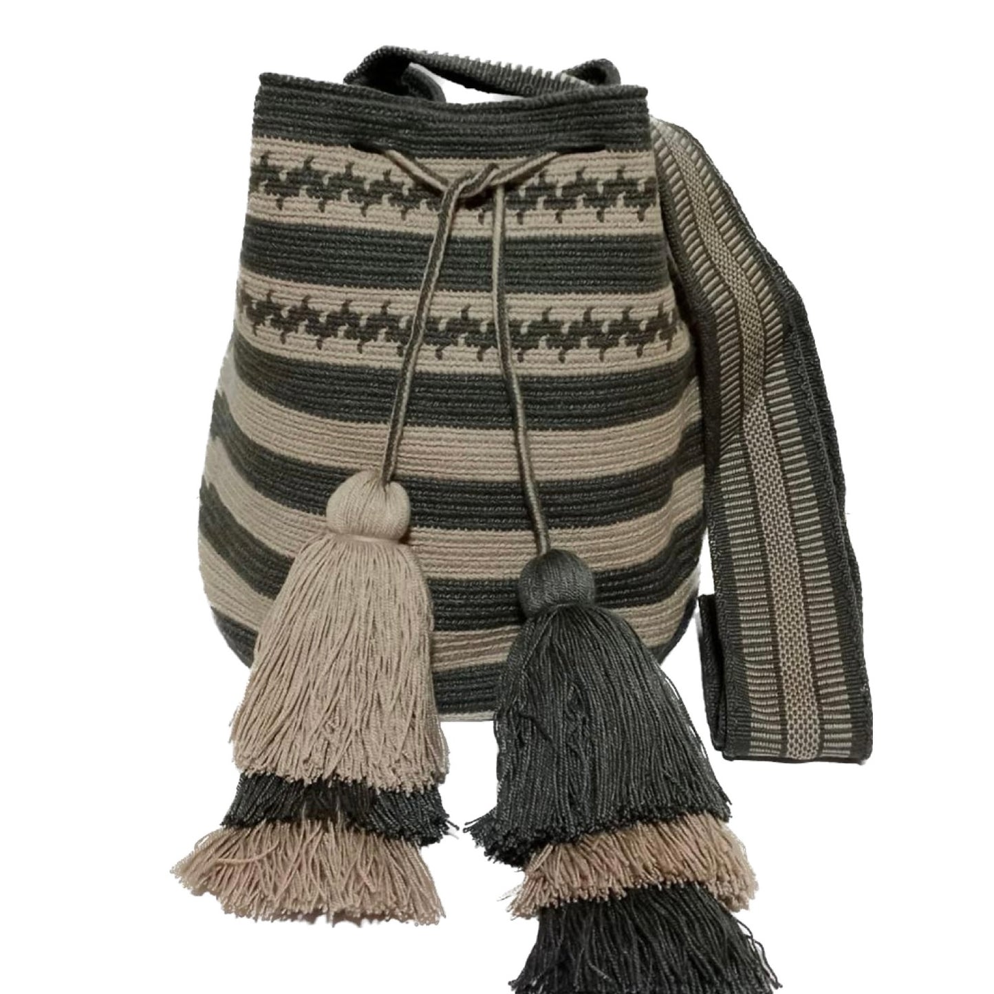 Wayuu dark grey and beige