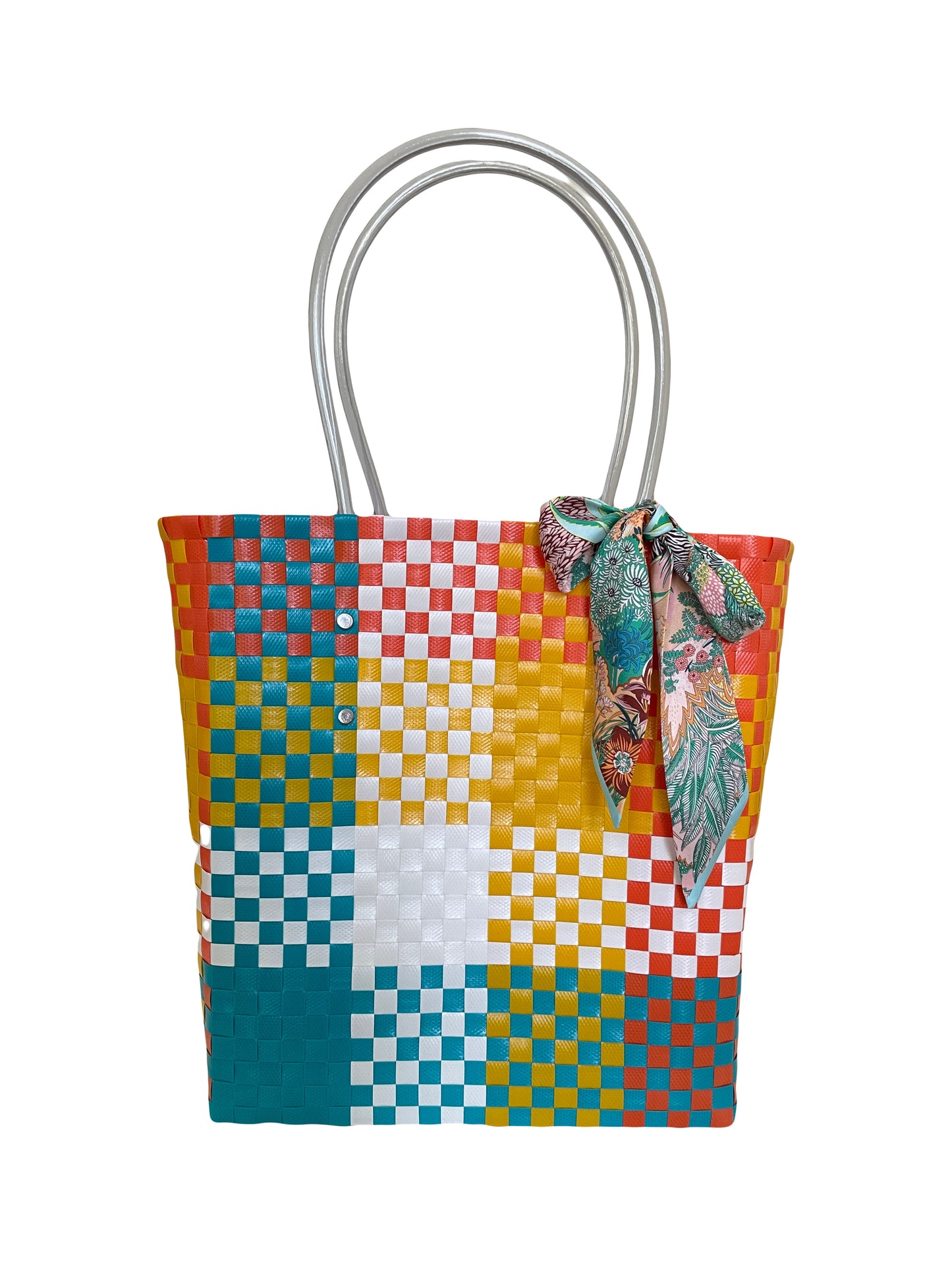 Zuncho bag yellow, teal, orange and white